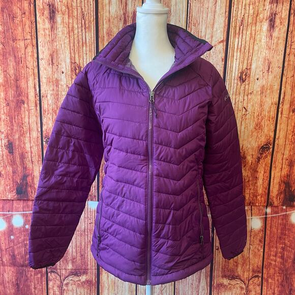 Columbia women's purple Omni Heat Morning Lite jacket size small *see details* - Picture 3 of 8